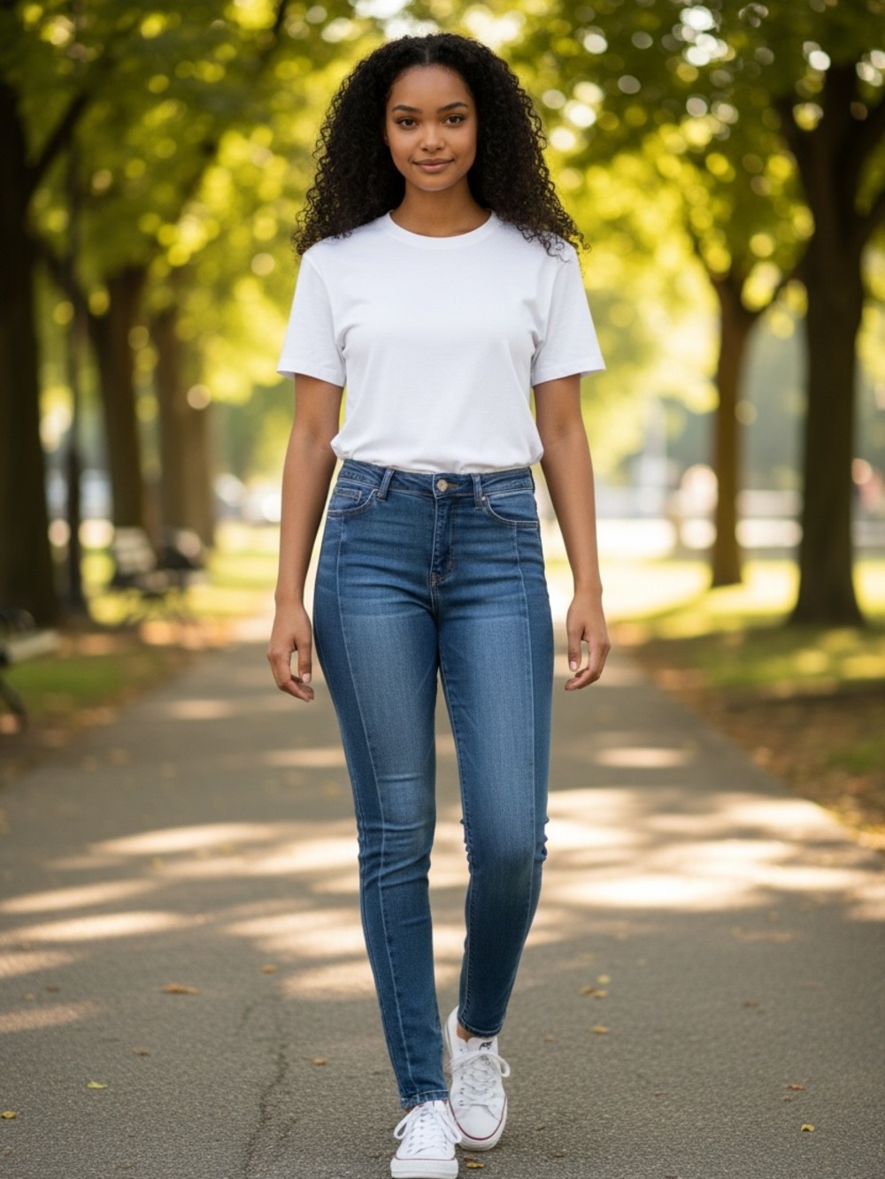 Classic TMI High-Rise Blue Skinny Jeans - Women